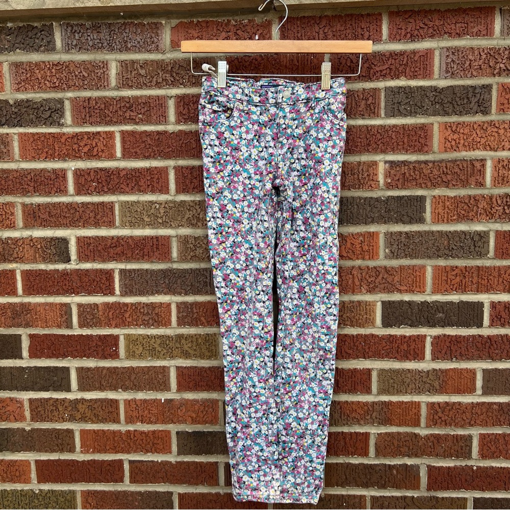 Levi’s Gray Multicolored Floral Skinny Jeans